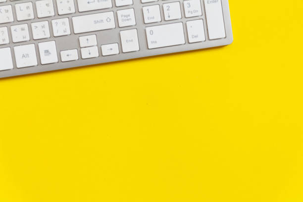 istock Mock-up online sales day with yellow paper background 1278802571