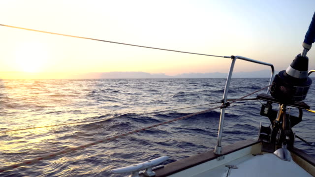 Sailing at morning