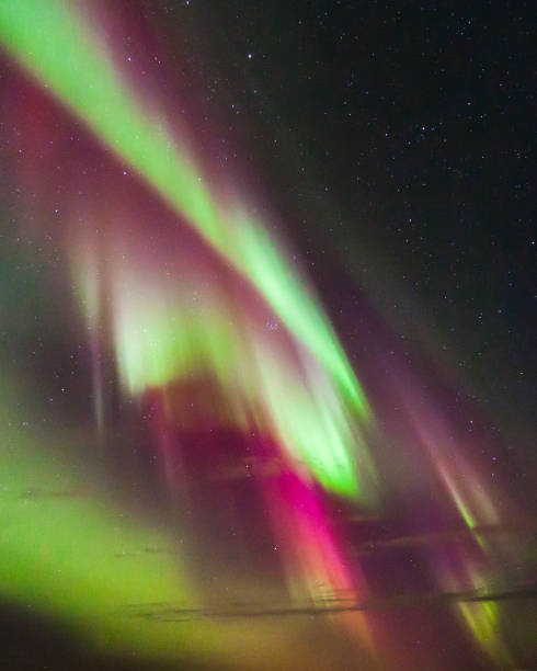 istock Colorful Northern lights - Aurora borealis. 1278806854