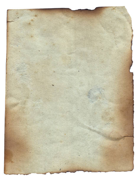 istock Old vintage texture retro paper with burned edges, stains and scratches background 1278808129