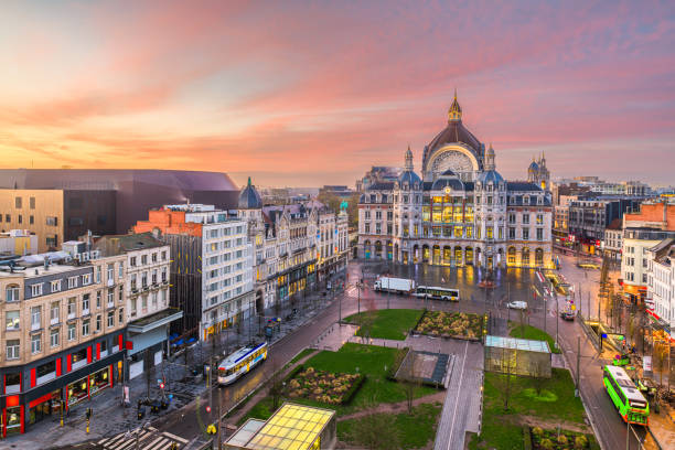 istock Antwerp, Belgium cityscape at Centraal Railway Station 1278808476