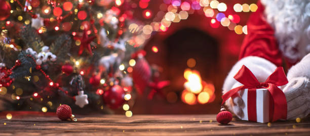 istock Christmas Present from Santa Claus 1278814541