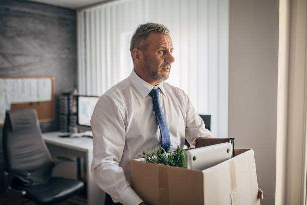 istock The older man has finished his job, he is retiring 1278815475