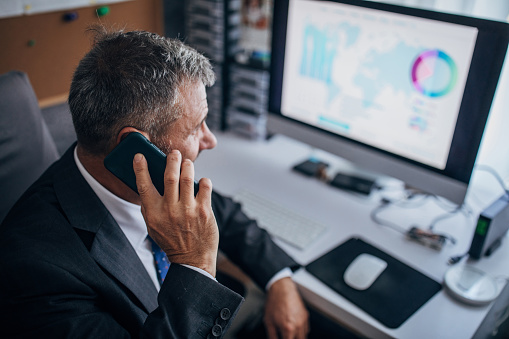 Back Pain Bad Posture Man Sitting In Office