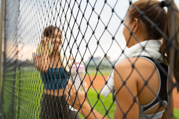 istock Friends are enjoy talking with each other after training. 1278827937