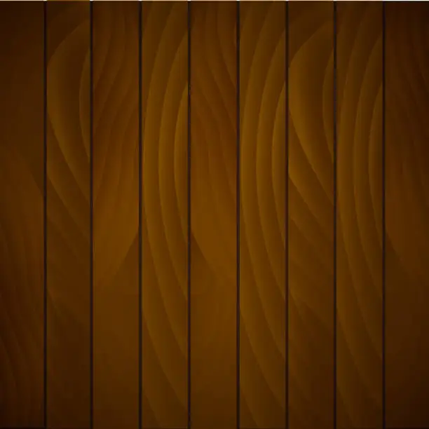 Vector illustration of Vector wood texture. Plank background