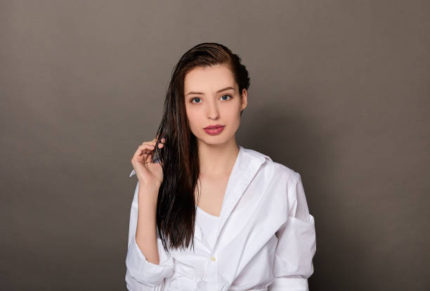 istock A nice young white lady with wet hair. 1278829225