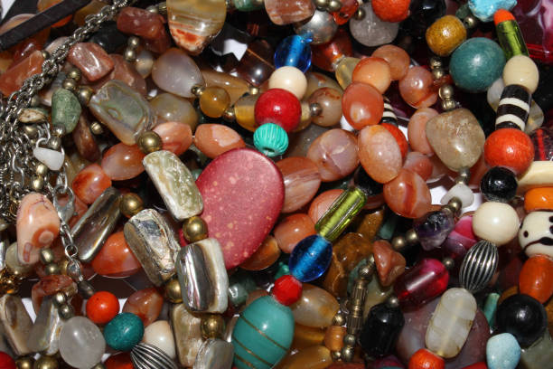 istock Mixed Collection of Jewelry Background Image close up 1278836107