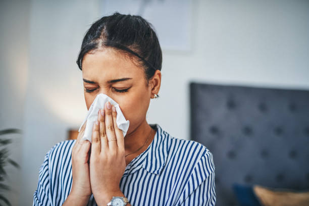istock Her allergies are leading to many achoos 1278838688