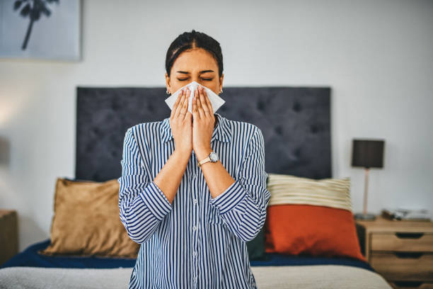 istock Seeking relief from a runny, stuffy nose 1278838705