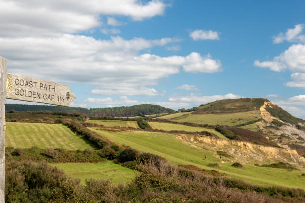 istock Golden Cap Mountain in Dorset 1278838785