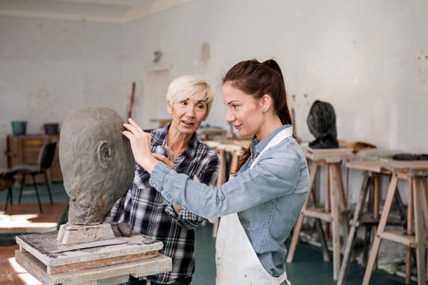 istock Passing on her pottery skills to a student 1278839646