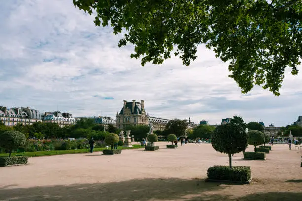 Jardin Des Tuileries in Paris France