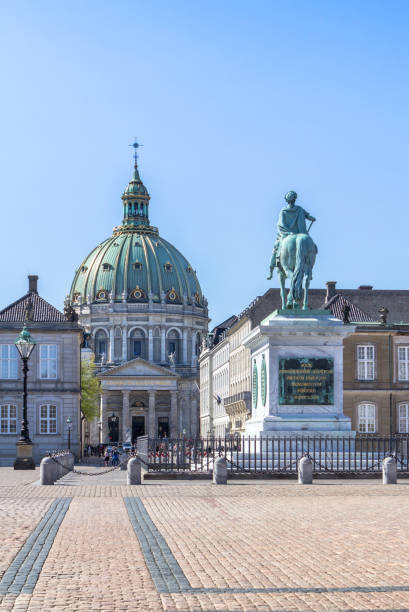 istock Sculpture of Frederik V,  Copenhagen, Denmark 1278849621