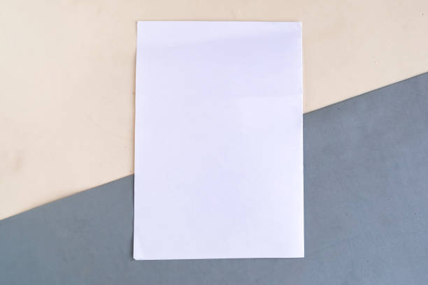 istock White mockup blank on geometric grey and white background, copy space for the text 1278851085