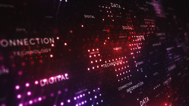 istock Digital structure of many glowing particles. Abstract technology concept. Creative background. Luminous bright geometric and information elements. Composition with lots of shining dots. 3d rendering 1278861664