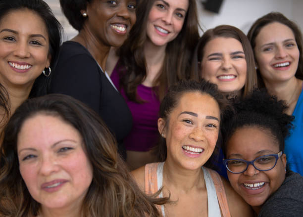 istock Diverse group of beautiful and positive women 1278877288