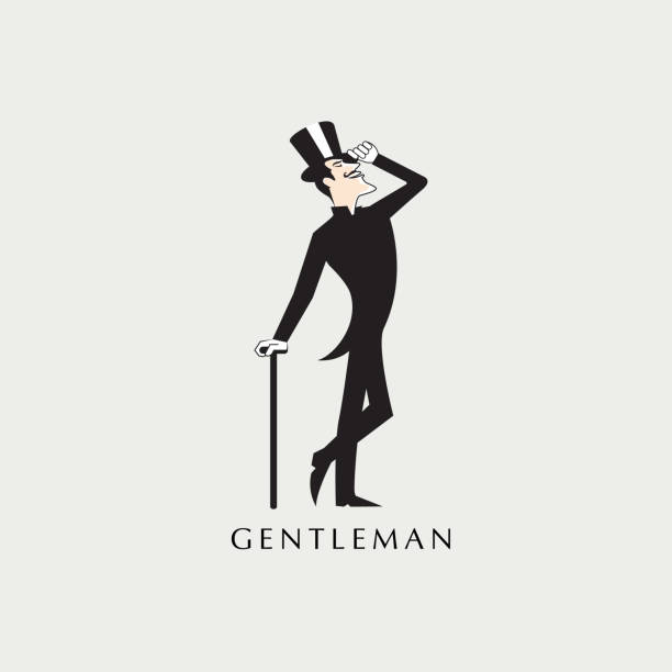 Tuxedo Man Black Logo Vector Vector Art At Vecteezy