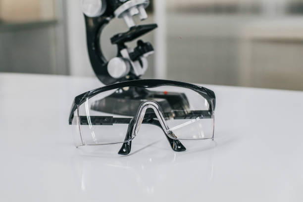 istock Research and Development.Scientific glassware for chemical experiment.School or science laboratory microscope.Equipment for research and experiment. 1278880242