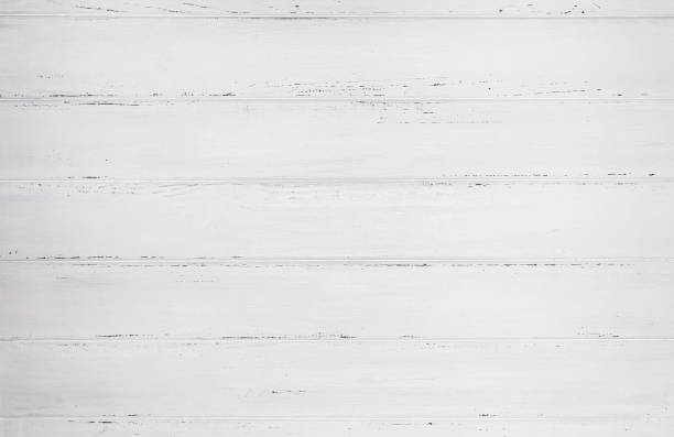 istock White wood texture background, top view. Wide wooden plank panel 1278887583