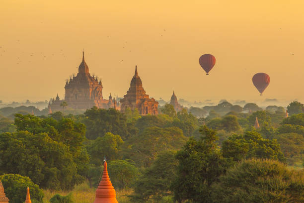 istock Bagan cityscape of Myanmar in asia 1278888349