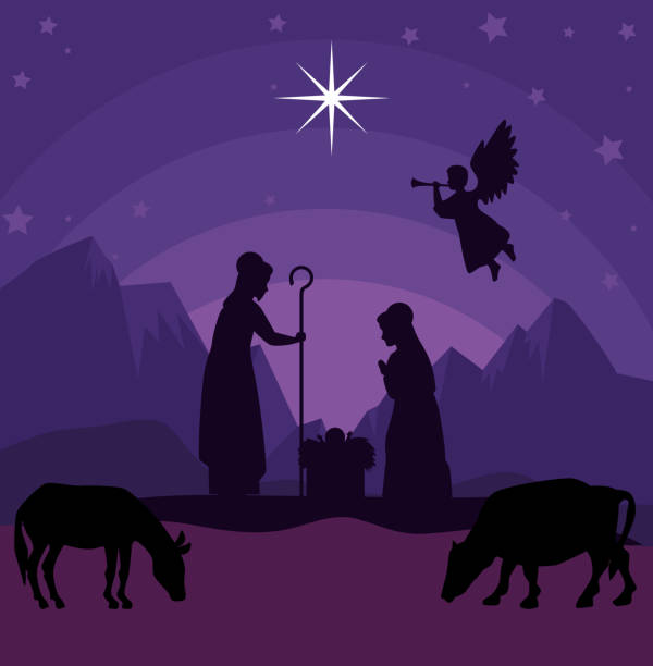 istock merry christmas nativity mary joseph baby and cows vector design 1278897043