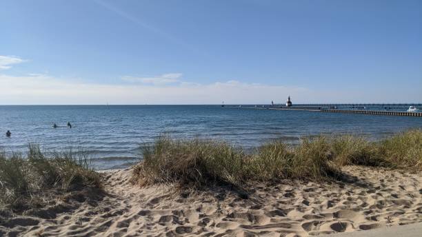 istock St. Joseph Michigan Beach 1278898852