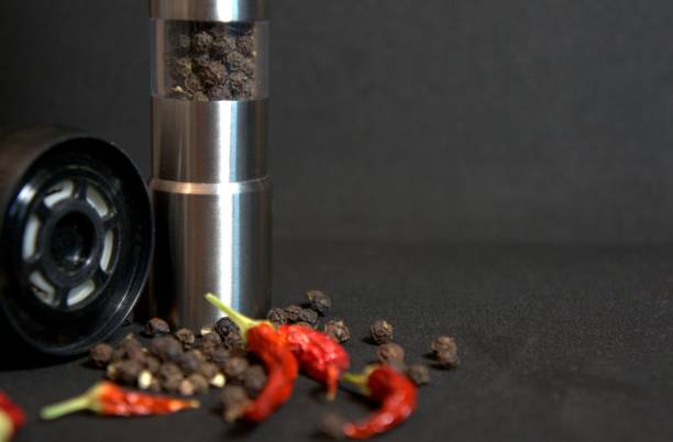 istock Stainless steel salt and pepper mill 1278900960