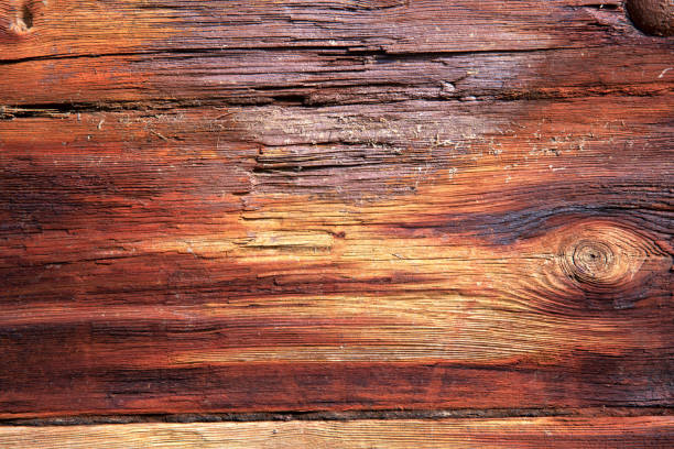 istock Old textures wooden peeled board with nails 1278908452