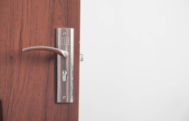 istock Door handle. Open door. Home 1278911485