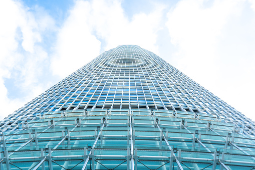 Moscow, Russia, September 1, 2023, Moscow City. Business center in Moscow on a sunny day.