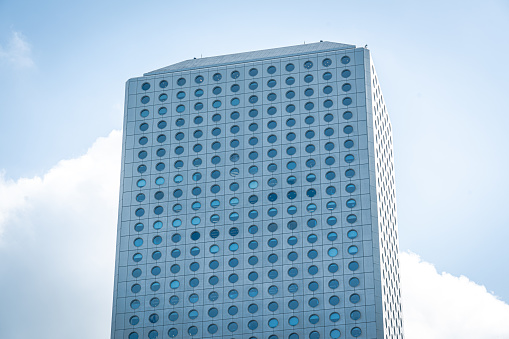 Modern skyscrapers shot in Hong Kong