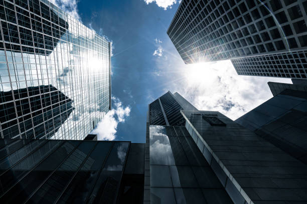 istock Modern skyscrapers shot in Hong Kong 1278916804