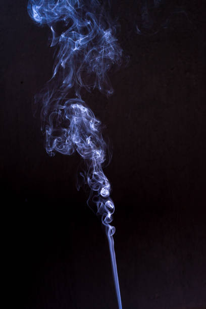 istock smoke cloud with black background. fog texture 1278920319