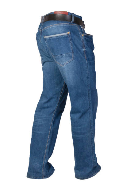 istock Blue jeans isolated on white background.Beautiful  jeans 1278932073