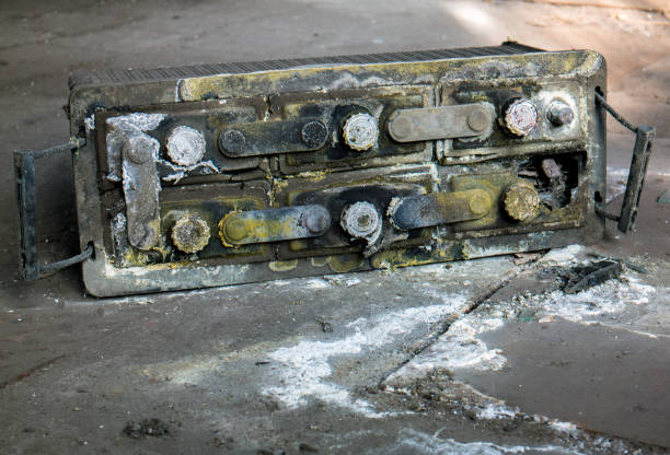leaked car battery environmental destruction