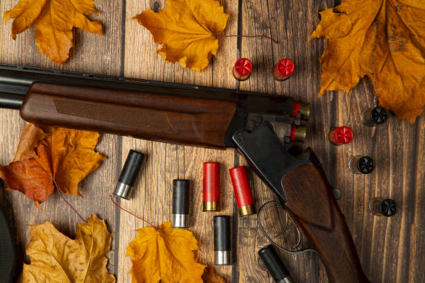 istock Hunting rifle and cartridges 1278936199