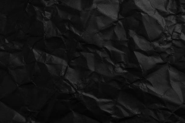 istock Crushed black paper abstract background 1278941370