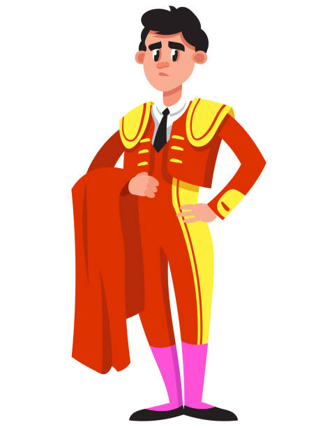 Standing Serious Bullfighter Stock Illustration - Download Image Now -  Adult, Adults Only, Bullfighter - iStock