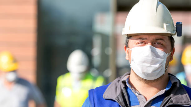 istock The worker is using personal protective equipments. For healthcare professionals caring for people with covid-19, the CDC recommends placing the person in an airborne infection isolation room. 1278946404