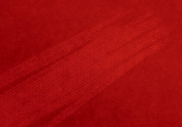 Red texture of Japanese paper