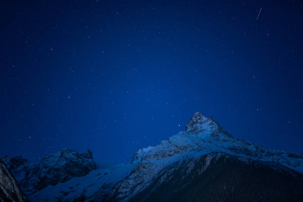 istock Night sky above Caucasus mountains 1278948819