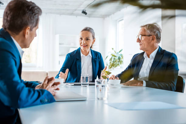 istock Senior business people during meeting 1278954452