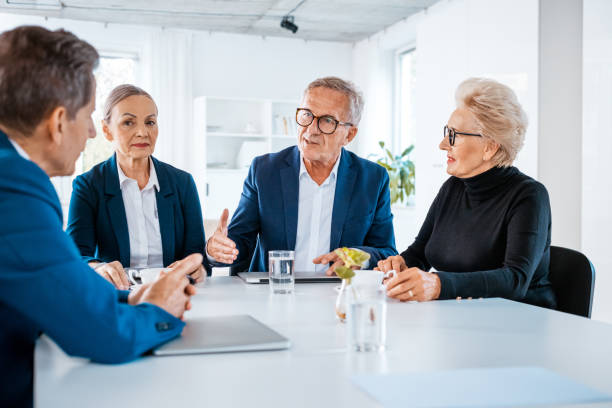 istock Senior business people during meeting 1278954933