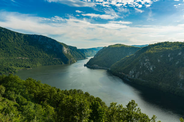 istock Danube gorge in Djerdap on the Serbian-Romanian border 1278955580