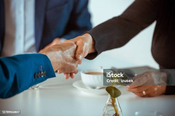 Senior Business People Shaking Hands Stock Photo - Download Image Now - Part Of, Shareholder, 65-69 Years
