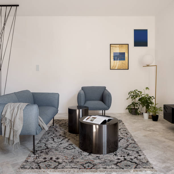 istock Stylish design in living room 1278963593