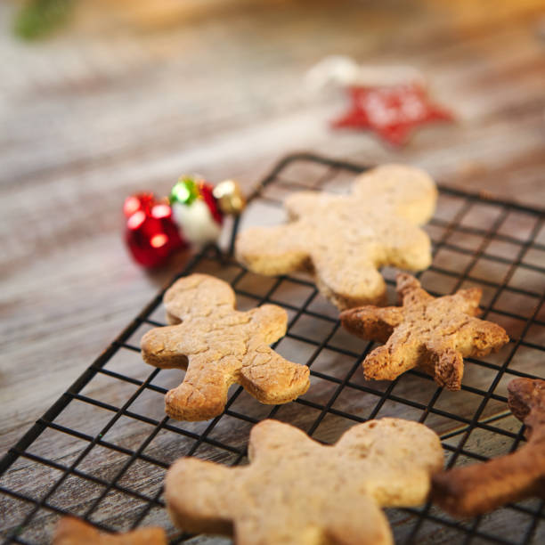 istock Baking Gingerbread Cookies in Domestic Kitchen 1278963747