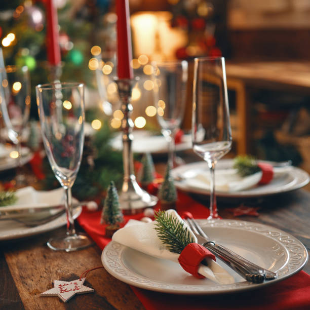 istock Decorated Place Setting for Christmas in Germany 1278964252