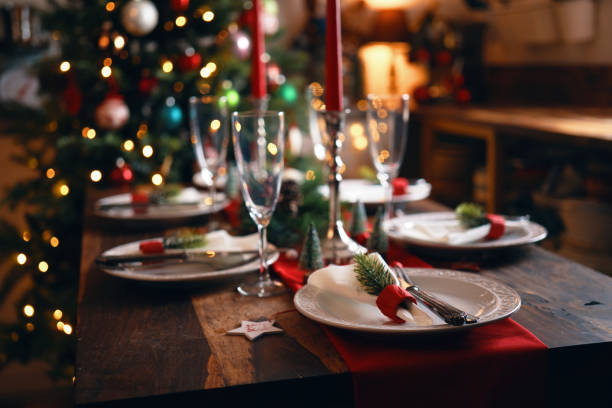 istock Decorated Place Setting for Christmas in Germany 1278965062